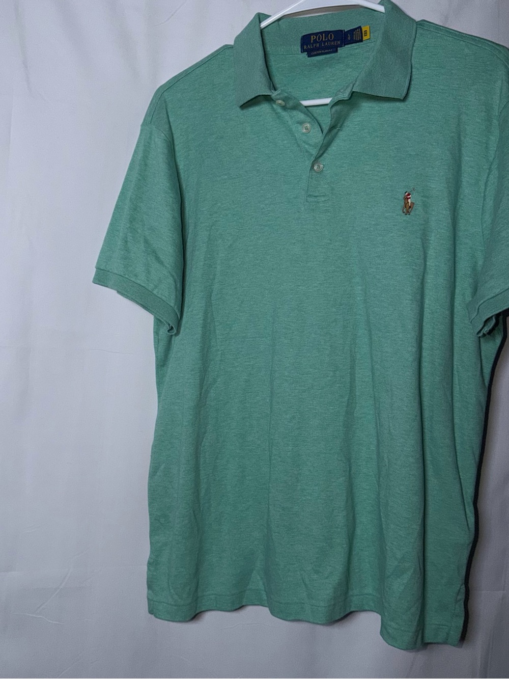 Polo by Ralph Lauren Men’s Seafoam Green Short-Sleeve Polo